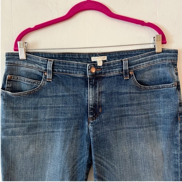 Eileen Fisher Organic Cotton Tapered Ankle Jean Size 12 - Picture 3 of 12